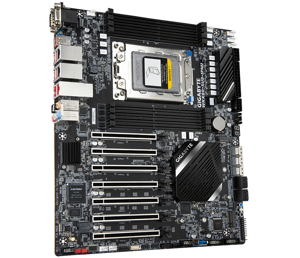 GIGABYTE WRX80-SU8-IPMI motherboard AMD WRX80 Socket sWRX8 CEB – image 3