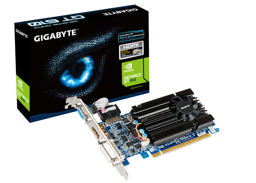 GIGABYTE GV-N610D3-2GI NVIDIA GeForce GT 610