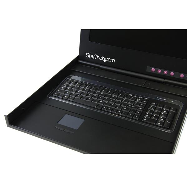 StarTech.com 1U 17" Rackmount LCD Console – USB – Value Series – image 4