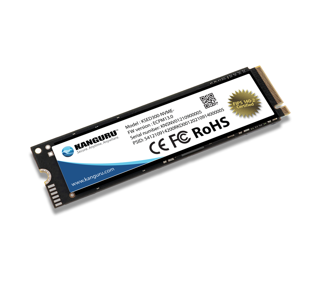 iStorage Kanguru Defender SED300 Hardware-Based Self-Encrypting Internal SSD 1 TB|FIPS 140-2 Certified | M.2 2280 Internal | PCI Express NVMe (PCI Express NVMe 4.0 x4) | TAA Compliant image 2