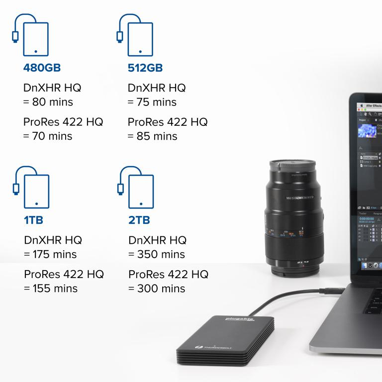 Plugable Technologies TBT3-NVME2TB external solid state drive Thunderbolt technology – image 5