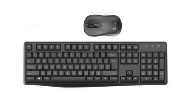 j5create JIKMW105 keyboard Mouse included Universal RF Wireless + Bluetooth Black – image 2