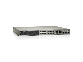LevelOne FGP-2472 network switch Managed L2 Power over Ethernet (PoE) – image 1