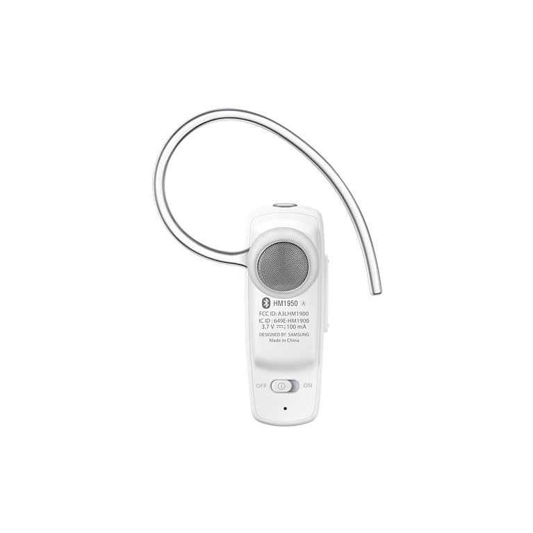 Samsung HM-1950 Headset Wireless Ear-hook Bluetooth White – image 2