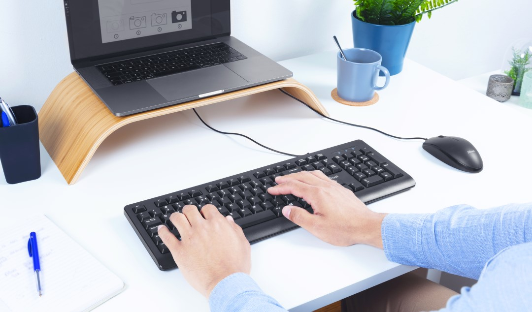 Trust Taro keyboard Mouse included Office USB QWERTZ German Black – image 7
