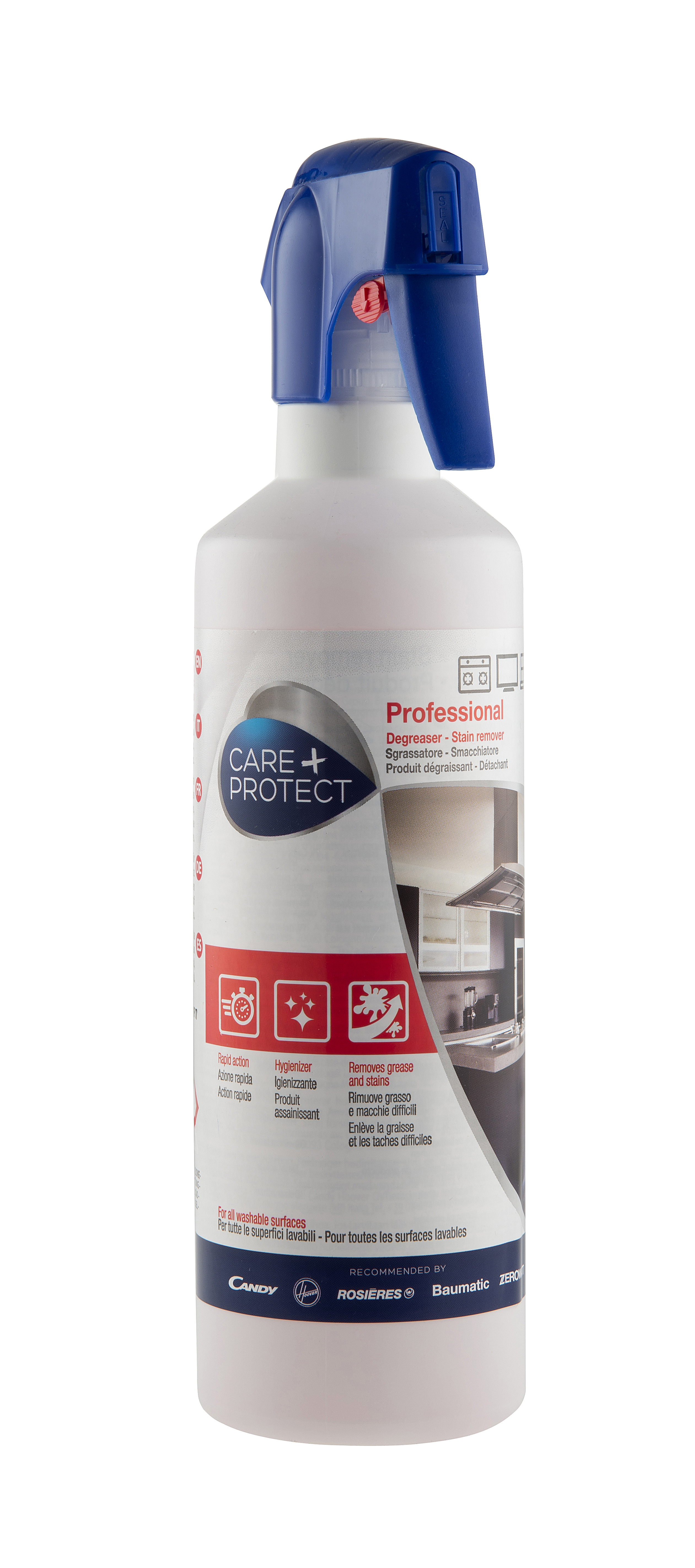 Care + Protect CSL3000/1 Yüzey Hazırlama Yağ Çözücü Sprey, 0.5 L