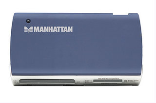 Manhattan 175883 card reader USB 2.0 Blue – image 4