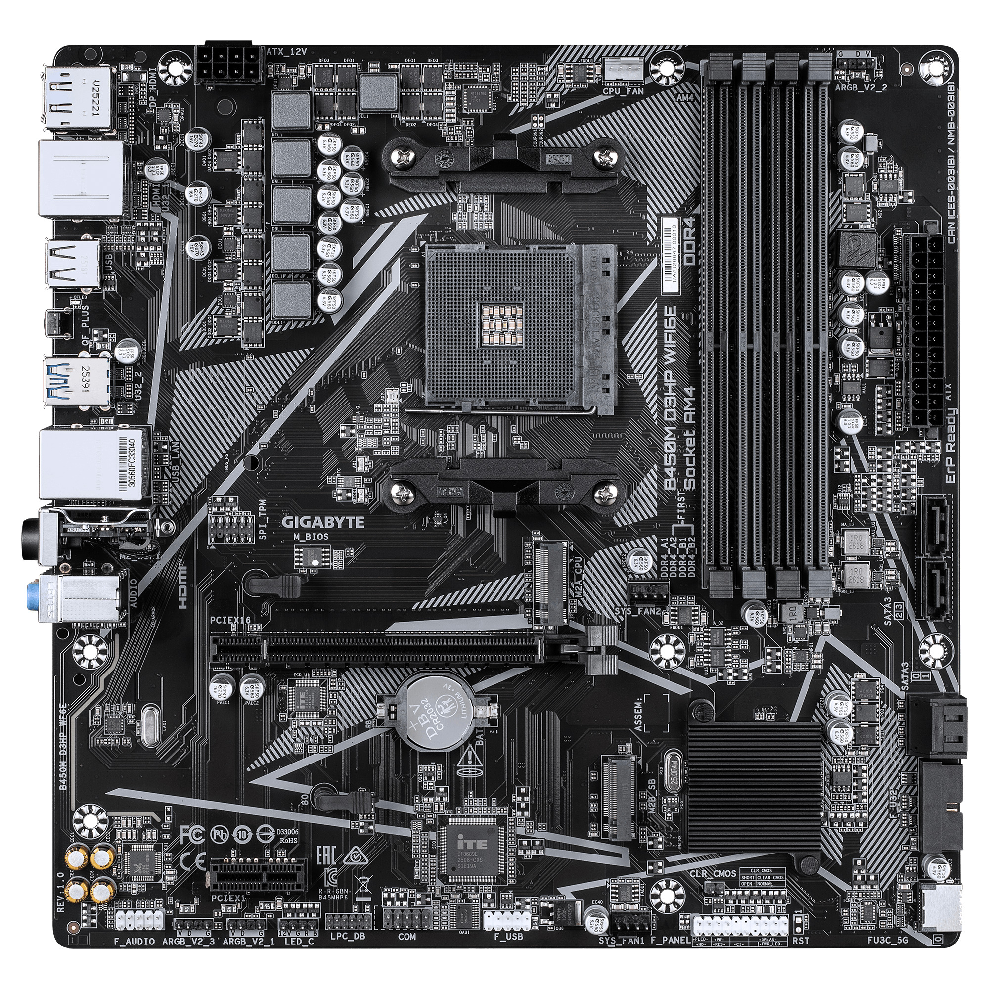 GIGABYTE B450M D3HP WIFI6E – image 2