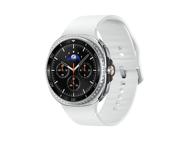 Samsung Galaxy Watch 8 Classic, Bluetooth, 46mm, Hybrid Band, Black + Sport Band, White, M/L – image 1