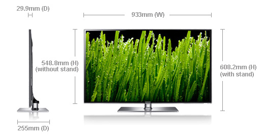Samsung UE40D6530 101.6 cm (40") Full HD Wi-Fi Black, Silver – image 4