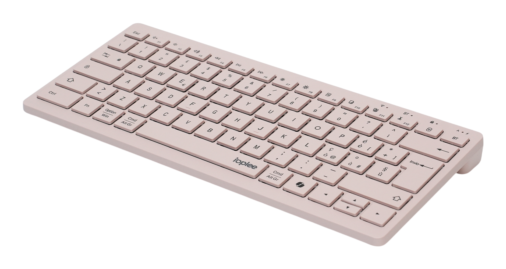 IOPLEE IOPEXTRCKBR584 keyboard Universal RF Wireless + Bluetooth QWERTY Italian Rose – image 3