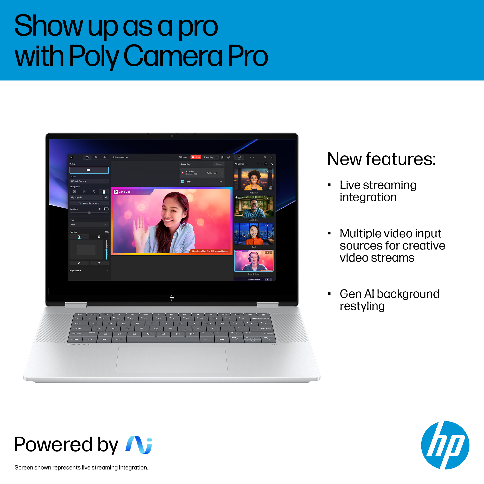HP OmniBook X Flip Laptop Next Gen AI 16-as0503na Copilot+ PC Intel Core Ultra 5 226V Hybrid (2-in-1) 40.6 cm (16″) Touchscreen 2K 16 GB LPDDR5x-SDRAM 512 GB SSD Wi-Fi 7 (802.11be) Windows 11 Home Silver image 10