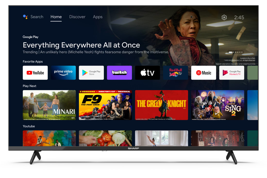 Sharp 40FH2EA TV 101.6 cm (40") Full HD Smart TV Wi-Fi Black – image 2