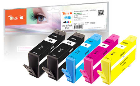 Peach PI300-594 ink cartridge Black, Cyan, Magenta, Yellow