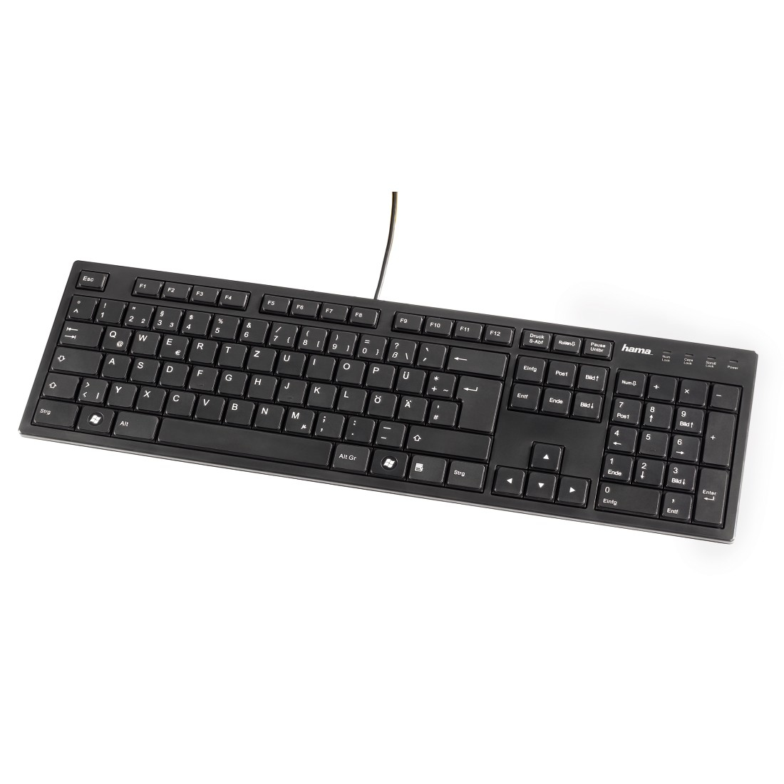 Hama PK500 keyboard Office USB Black