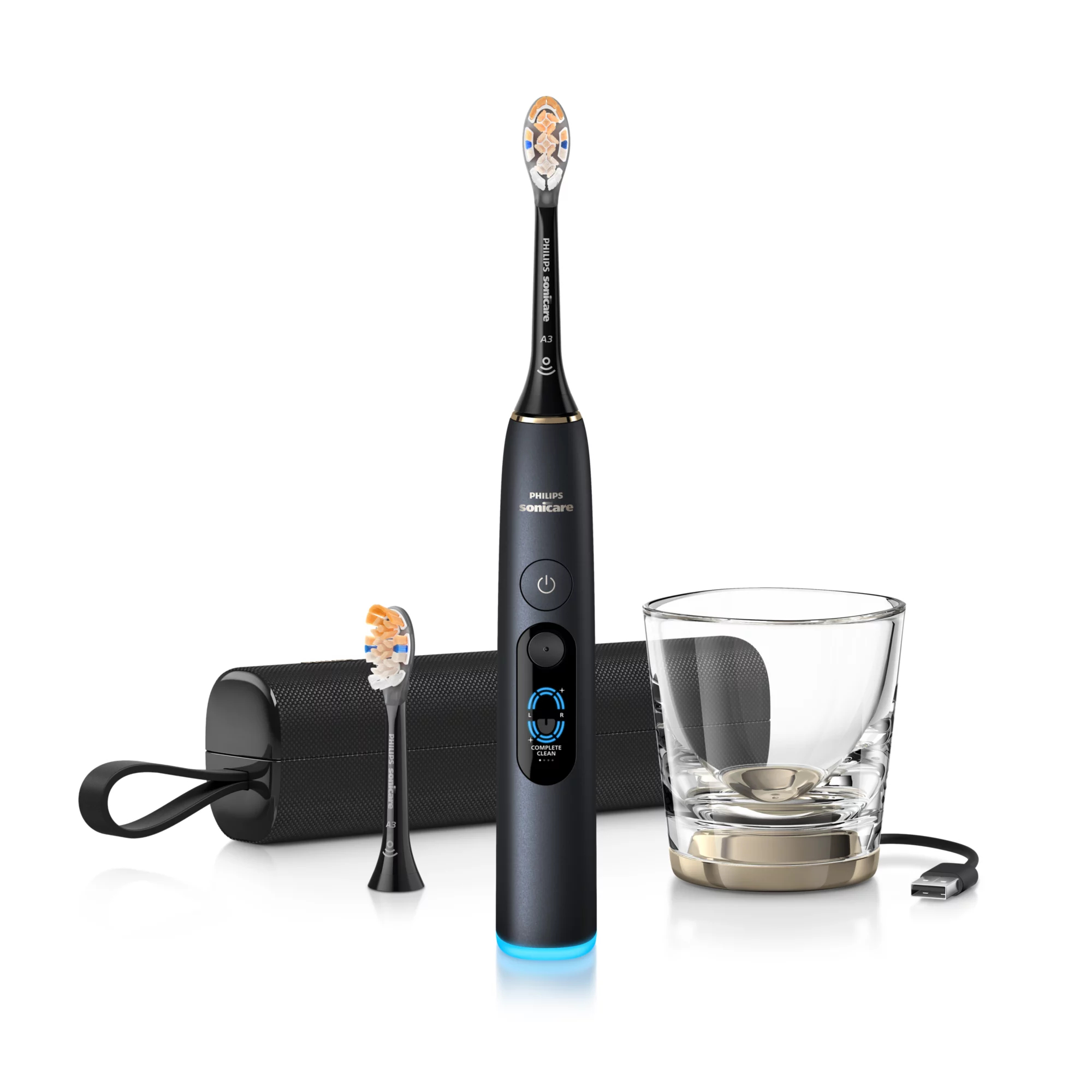 Philips HX9834/92 electric toothbrush Adult Sonic toothbrush Black – image 1