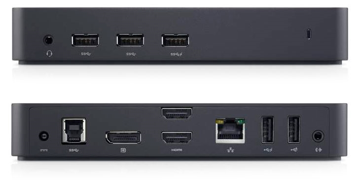 Dell 452-BBOP laptop dock/port replicator Wired USB 3.2 Gen 1 (3.1 Gen 1) Type-A Black