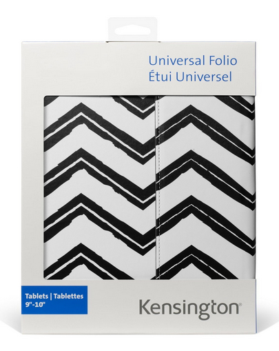 Kensington Universal Case for 9-10” Tablets — Black & White Stripes – image 3