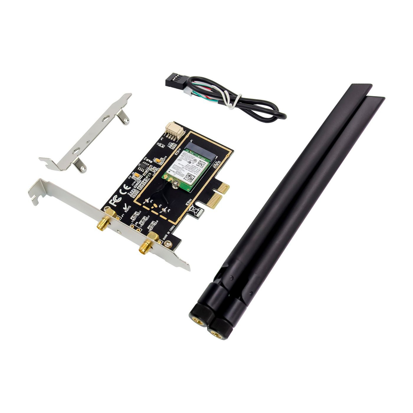 Microconnect MC-PCIEX1-AC7260 network card Internal Ethernet 300 Mbit/s – image 2