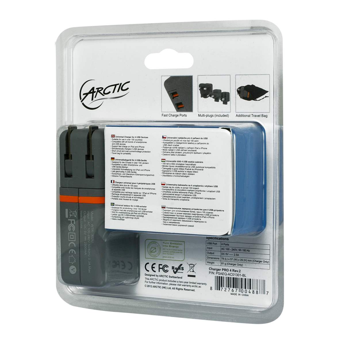 ARCTIC Charger Pro 4 - 4-Port USB Charger – image 2