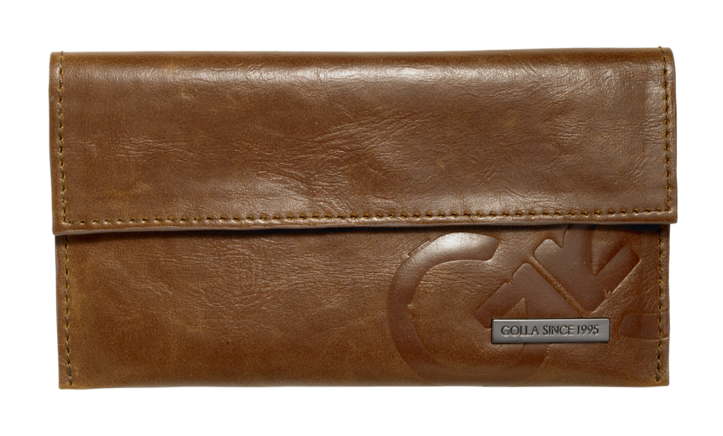 Golla Doane mobile phone case Wallet case Brown, Yellow – image 1