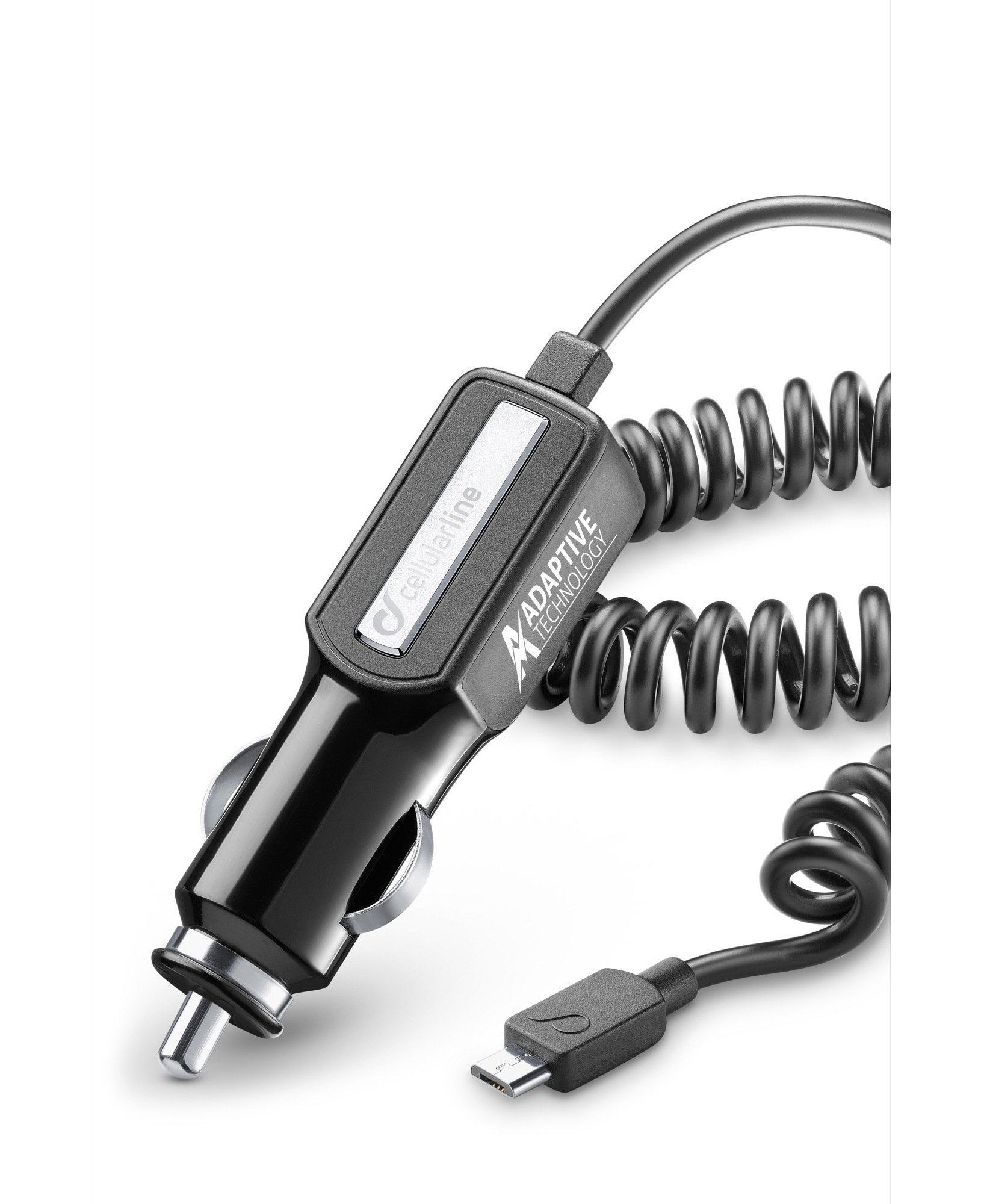 Cellularline CBRMUSBADAPTIVEK mobile device charger Smartphone Black Cigar lighter Auto – image 2