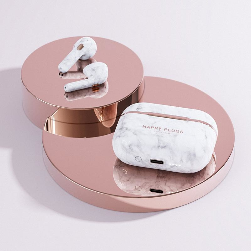 Happy Plugs Hope Headset True Wireless Stereo (TWS) In-ear Calls/Music Bluetooth Marble colour – image 6