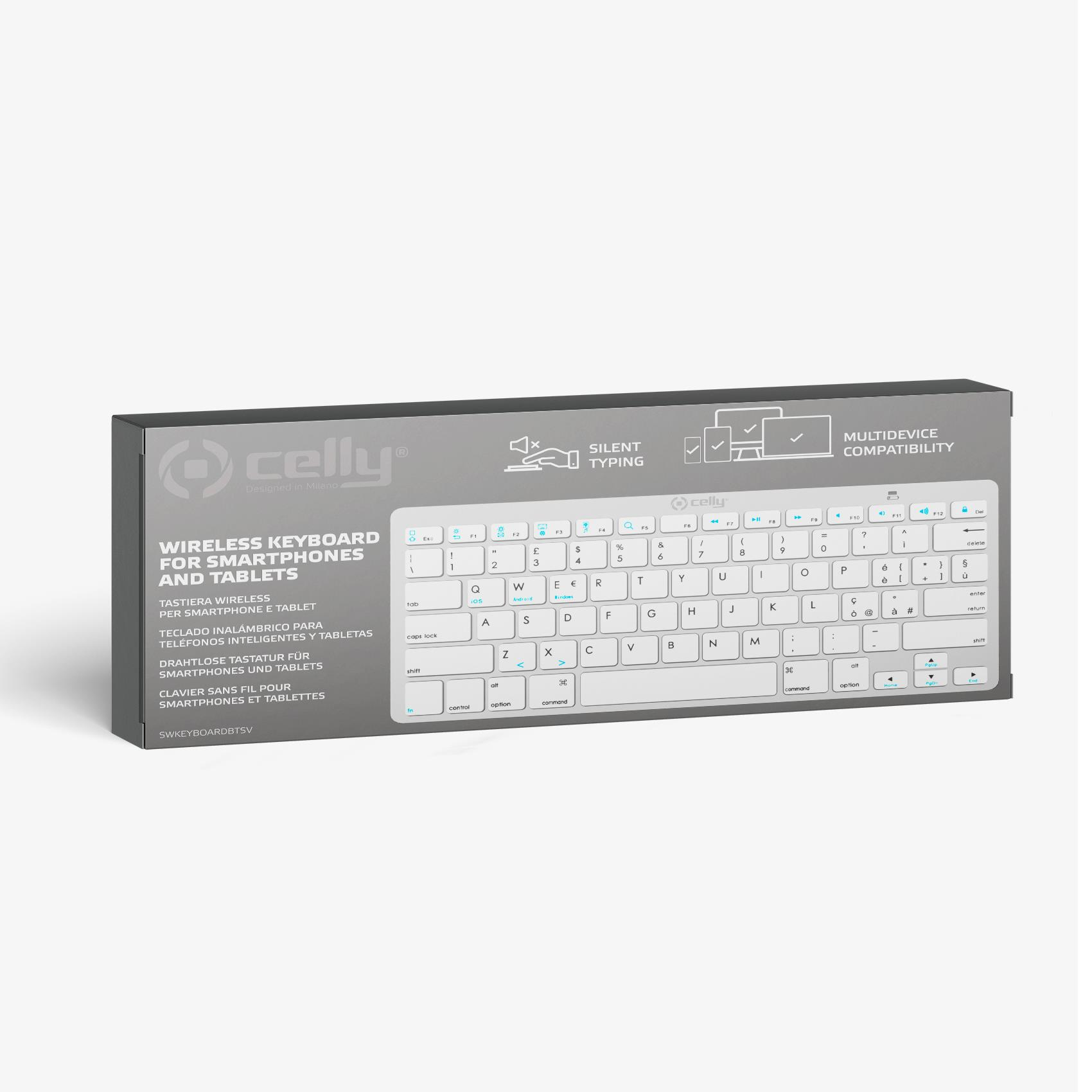 Celly SWKEYBOARDBT keyboard Universal QWERTY White – image 2