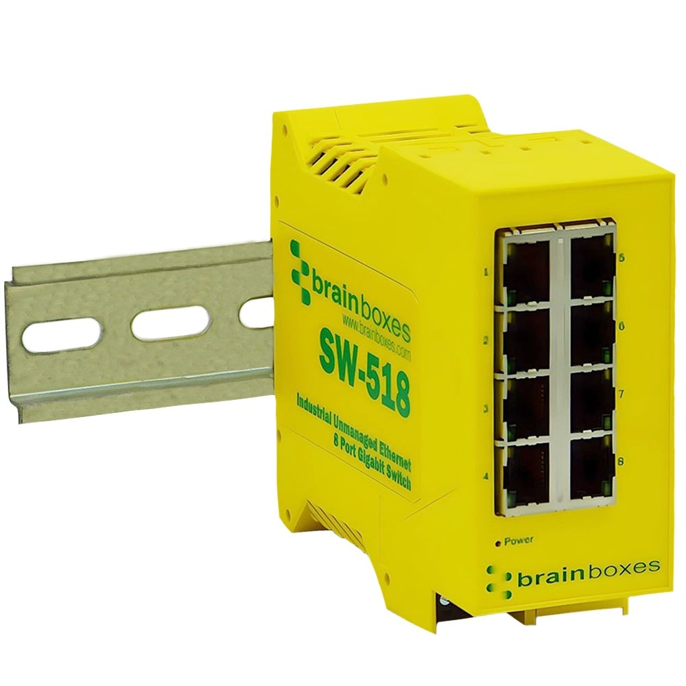 Brainboxes Industrial 8 Port Gigabit Ethernet Switch – image 9