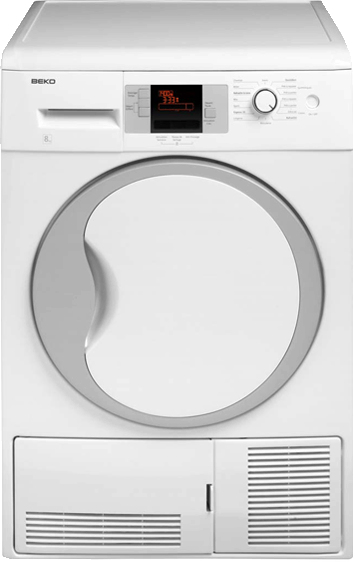 Beko DCU8330X tumble dryer Freestanding Front-load