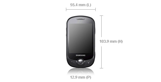 Samsung GT-C3510 7.11 cm (2.8") 92.2 g Black – image 6