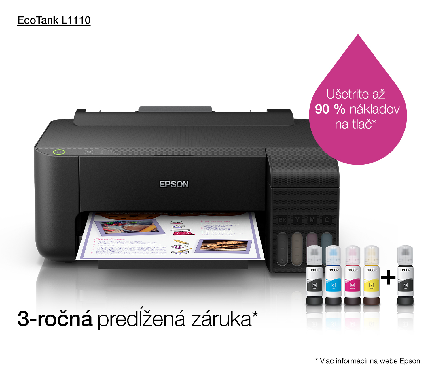 Epson EcoTank L1110 inkjet printer Colour – image 1