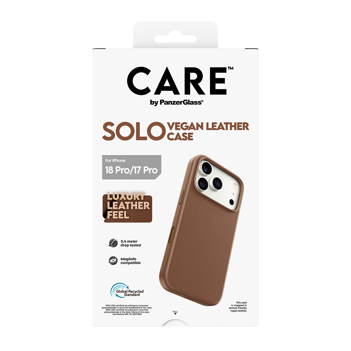 PanzerGlass CARE™ by PanzerGlass® Solo Vegan Leather Case Brown w. MagSafe iPhone 18 Pro | 17 Pro – image 3