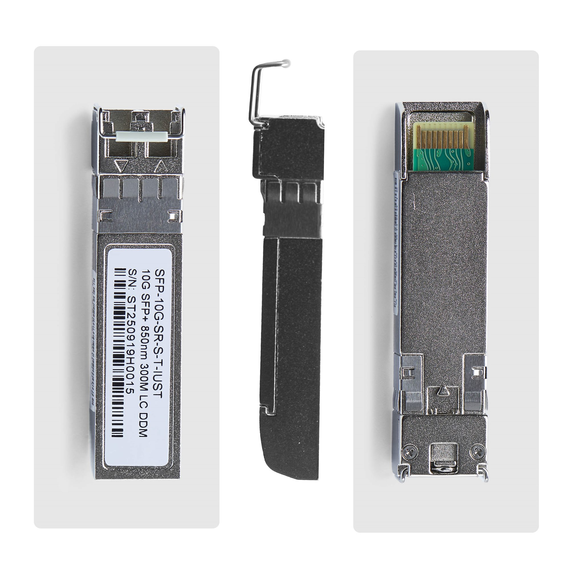 StarTech.com Uncoded SFP+ Module, Industrial Temperature Range, 10Gbps, Multi Mode Fiber (MMF), 300m [984ft], LC Transceiver, 850nm – image 2