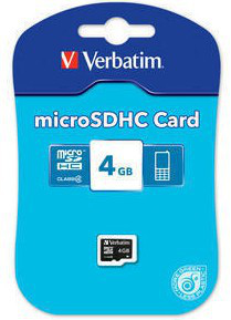 Verbatim Micro SDHC 4GB - Class 4 – image 2