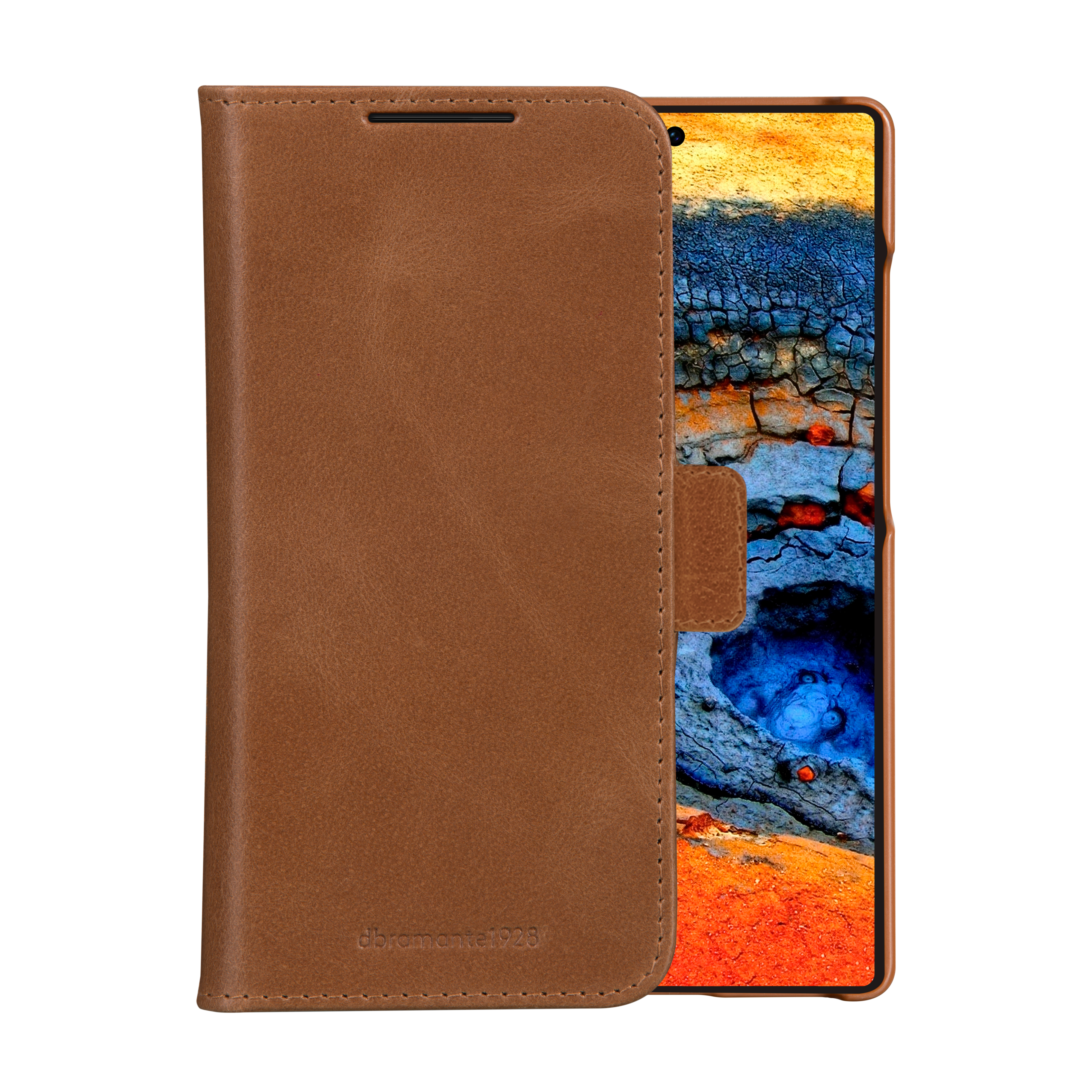 dbramante1928 Lynge custodia per cellulare 17,3 cm (6.8") Custodia flip a libro Marrone chiaro