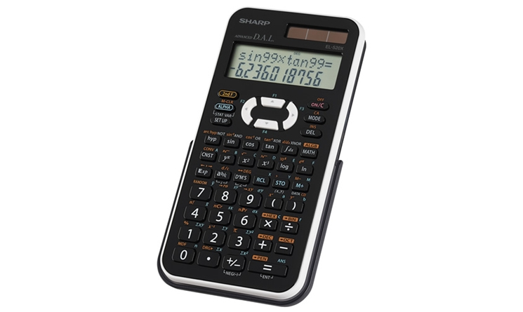 Sharp EL-520XBWH calculator Pocket Scientific Black – image 2