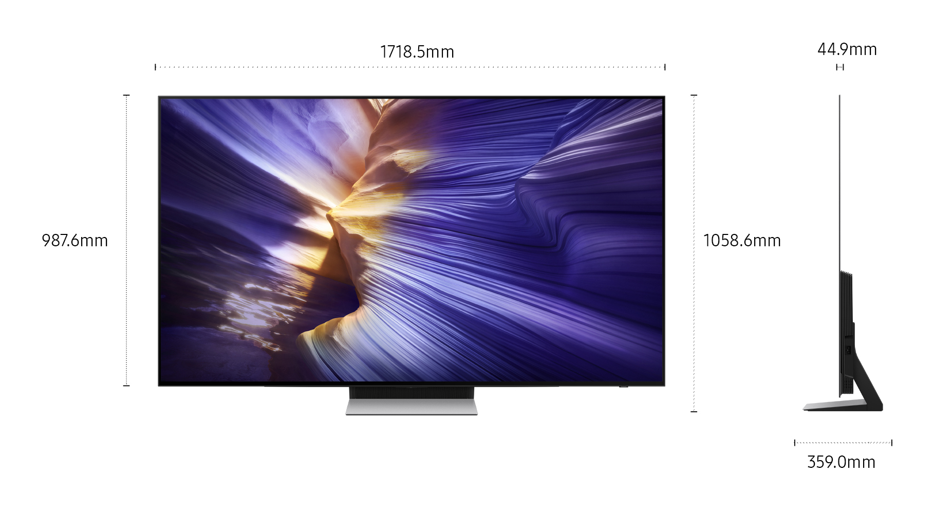 TV Samsung OLED QE77S90FAEXZT 77 4K Smart TV HDR10 WiFi Bluetooth — photo 4