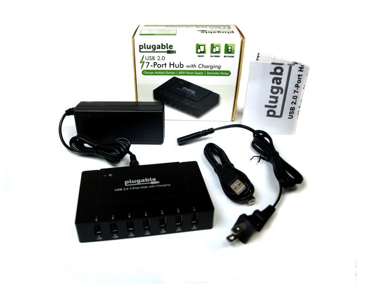 Plugable Technologies USB2-HUB7BC interface hub USB 2.0 480 Mbit/s Black – image 8