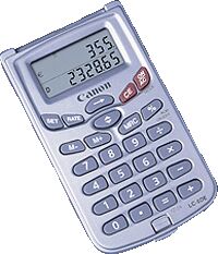 Canon LC-8DE calculator Display Silver