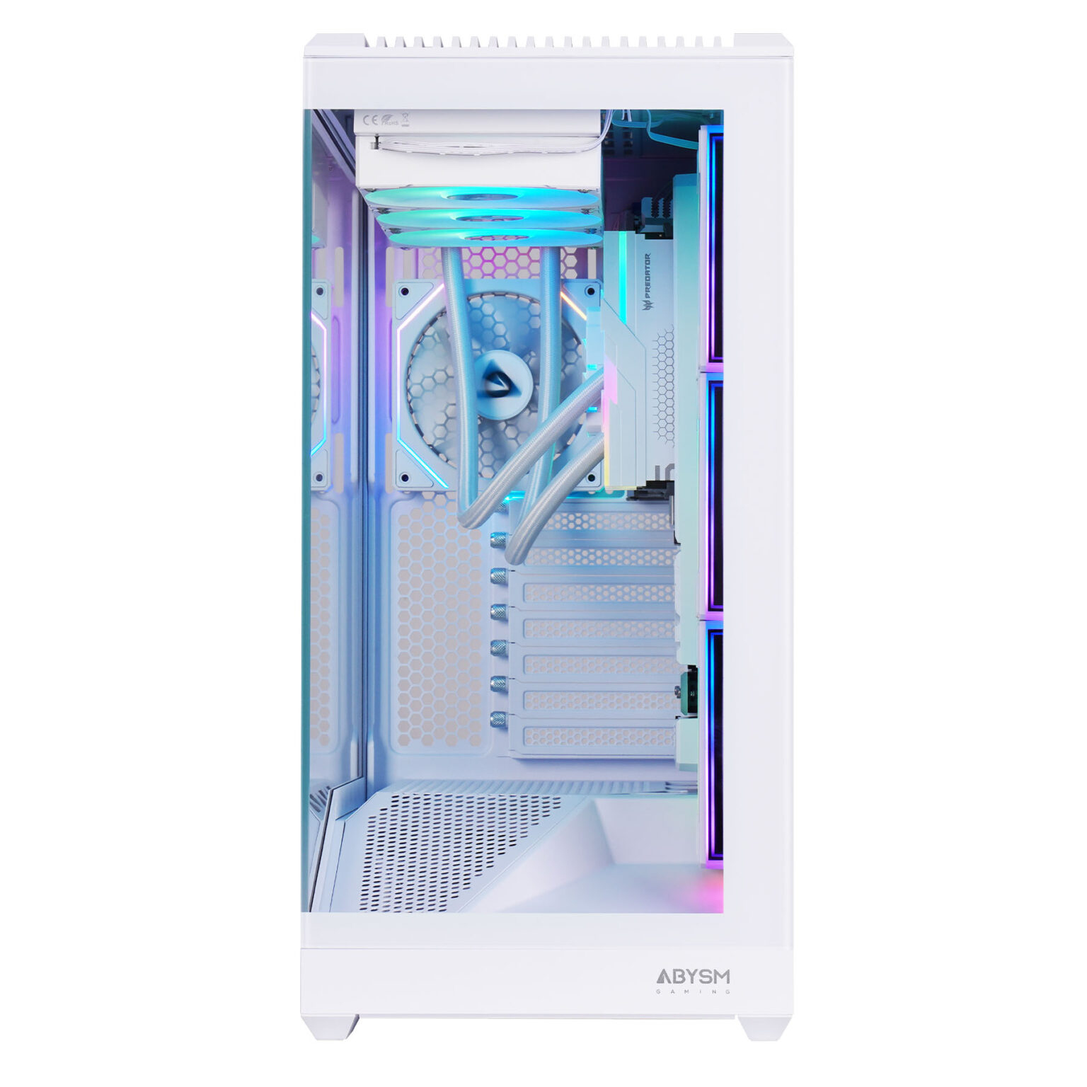 ABYSM AB123533W computer case White – image 2