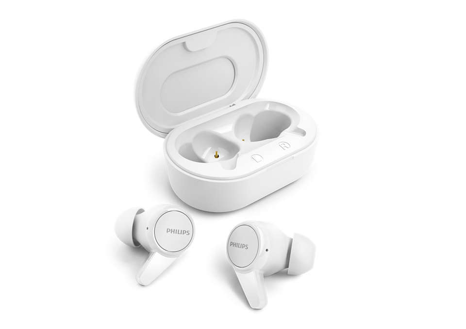 Philips 1000 series TAT1207WT/00 headphones/headset Wireless In-ear Bluetooth White – image 1