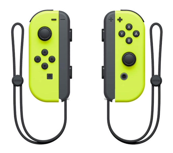 Nintendo Switch Neon Yellow Joy-Con Controller Set – image 1