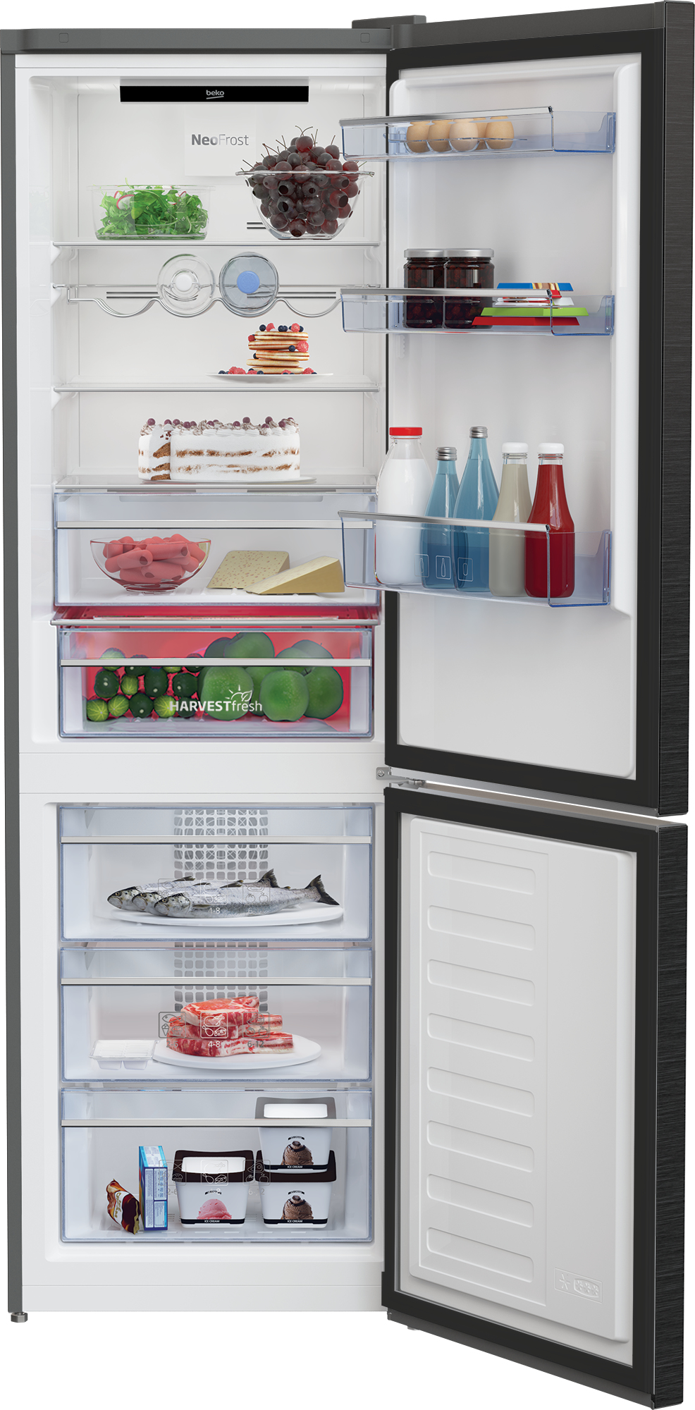 Beko RCNE366E41ZXRN fridge-freezer Freestanding – image 4
