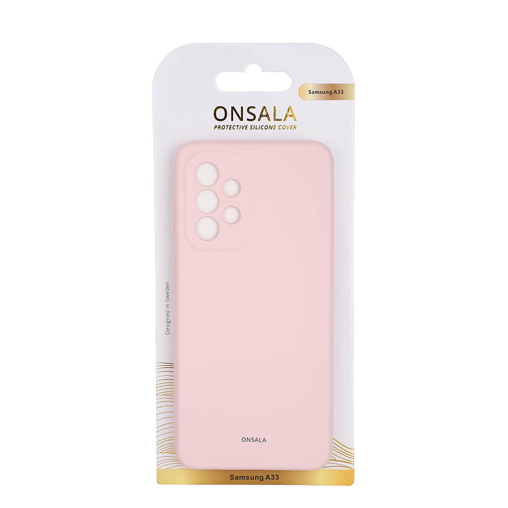 Onsala Phone Case Silicone Chalk Pink - Samsung A33 – image 2