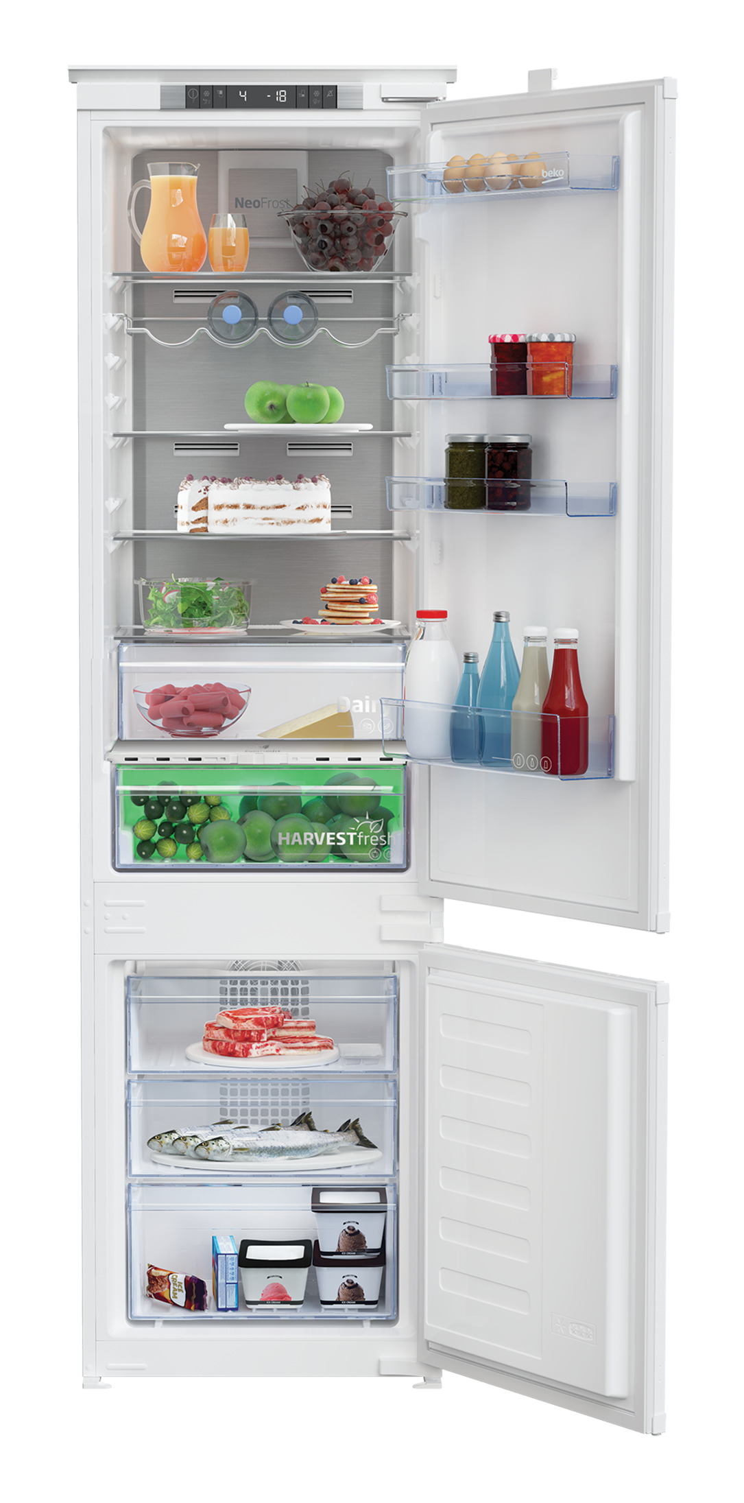 Beko BCNA306E4ZSN fridge-freezer Built-in – image 2