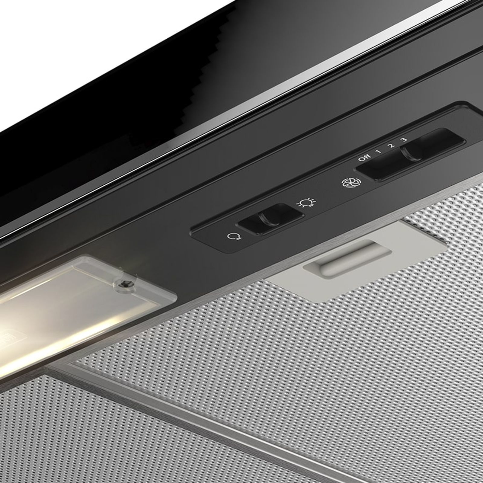 Whirlpool WH7610B cooker hood Built-under Black 323 m³/h – image 4