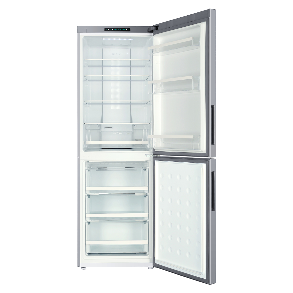 Haier C2FE-732CSJ fridge-freezer Freestanding Stainless steel – image 2