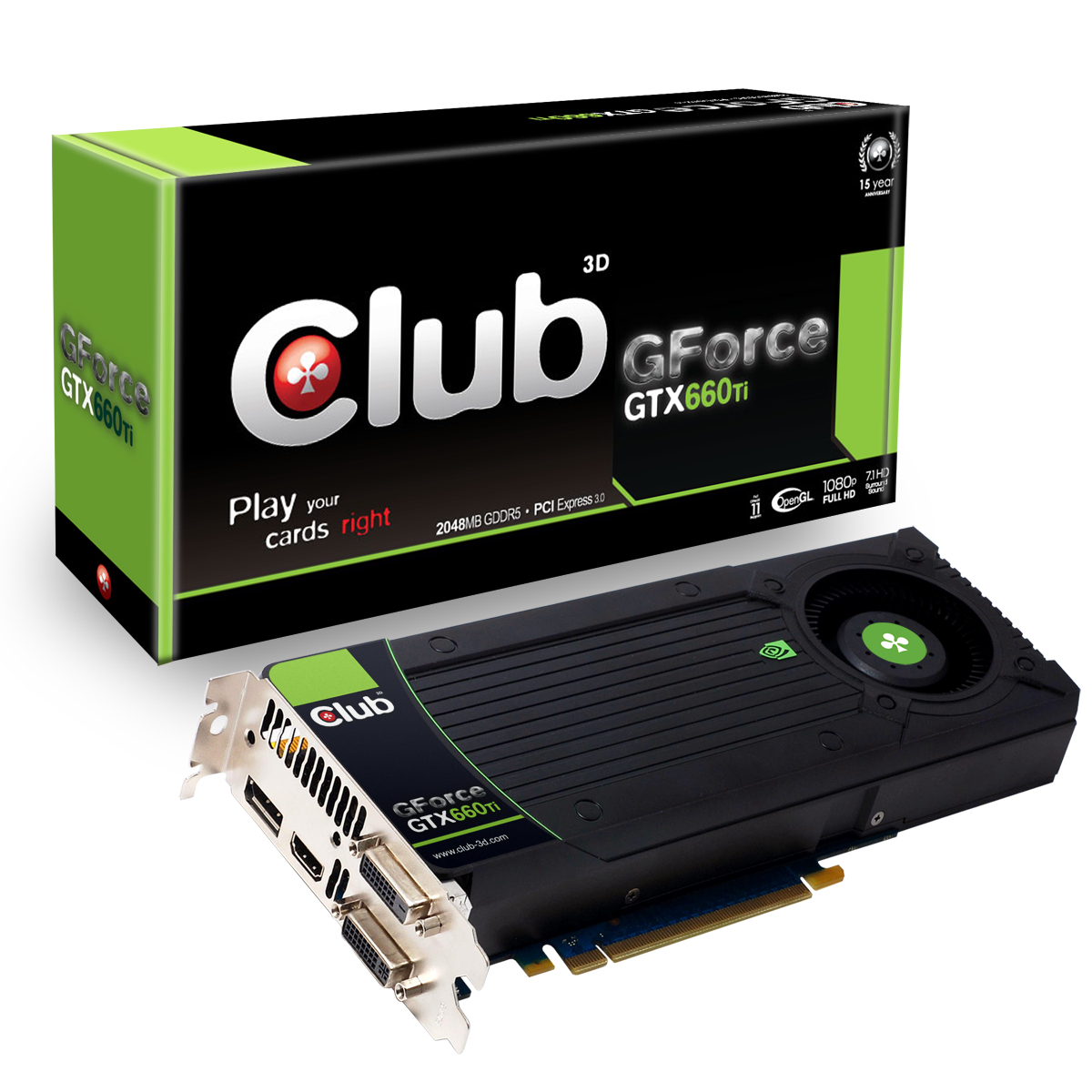 CLUB3D GeForce GTX 660 Ti