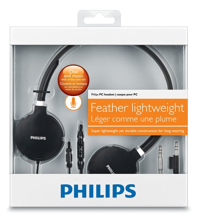 Philips SHM7000/97 headphones/headset Wired Head-band Gaming Black – image 2